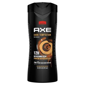 Axe Dark Temptation Refreshing Long Lasting Body Wash, Dark Chocolate, 16 fl oz