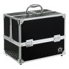 Lovestruck 11.75 Ultimate Makeup Train Case, Black