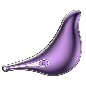 Little Dolphin MeiWei Current Inductive Therapeutical Instrument Vibration Lifting Color Light Facial Instrument (Option: Purple-USB)