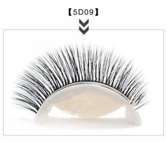 Glue-free Self-adhesive Strip 5d False Eyelashes (Option: 5D09)