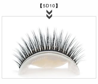 Glue-free Self-adhesive Strip 5d False Eyelashes (Option: 5D010)