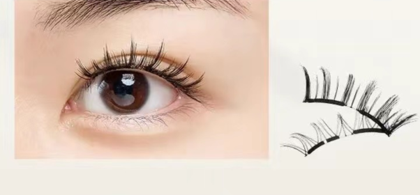 Soft Magnetic Suction And Dense C Curling Eyelashes (Option: Extreme Night Black-21.5mm)