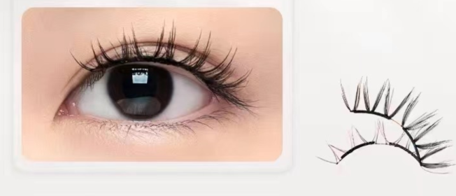 Soft Magnetic Suction And Dense C Curling Eyelashes (Option: Bright Moon Black-21.5mm)