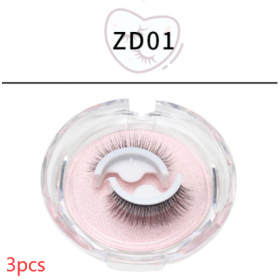 False Eyelashes Self-adhesive Strip (Option: Self adhesive ZD01-3PCS)