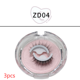 False Eyelashes Self-adhesive Strip (Option: Self adhesive ZD04-3PCS)