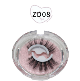 False Eyelashes Self-adhesive Strip (Option: Self adhesive ZD08-1PC)