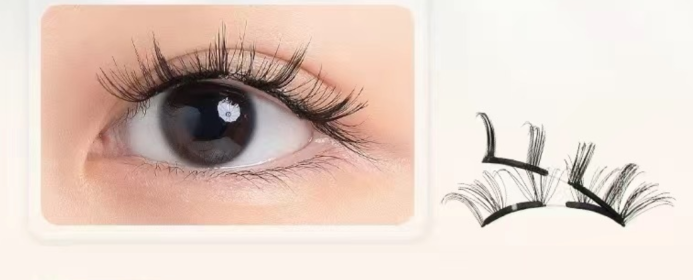 Soft Magnetic Suction And Dense C Curling Eyelashes (Option: Moonlight darkens-21.5mm)