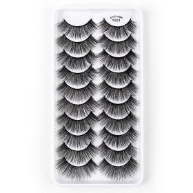 3D Imitation Mink Hair Natural Length False Eyelashes Three-dimensional (Option: Y601)