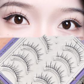 One Piece Natural Thick False Eyelashes One Piece (Option: Fairy hair style)