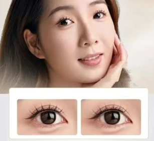 Soft Magnetic Suction And Dense C Curling Eyelashes (Option: Cold Mist Brown-21.5mm)