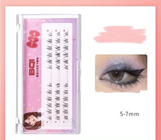 One Piece Natural Thick False Eyelashes One Piece (Option: Small crescent 3rows)