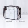 1pc Transparent PVC Bags; Clear Travel Organizer Makeup Bag Beautician Cosmetic & Beauty Case Toiletry Bag; Wash Bags