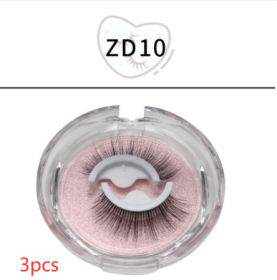 False Eyelashes Self-adhesive Strip (Option: Self adhesive ZD10-3PCS)