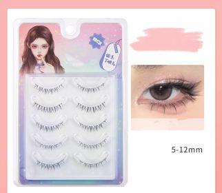 One Piece Natural Thick False Eyelashes One Piece (Option: One piece lower lashes)