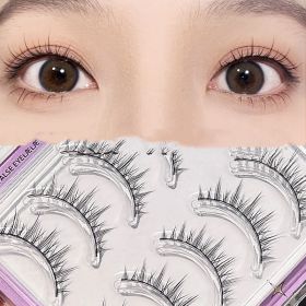 One Piece Natural Thick False Eyelashes One Piece (Option: Devil model)