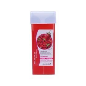 100g DEPILATORY Honey WAX Block WAX Strip DEPILATORY WAX Portable Test Roller (Option: Strawberry)