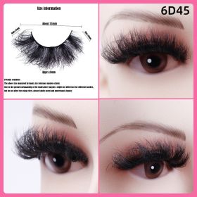 5 Pairs Of Thick False Eyelashes (Option: Style45)